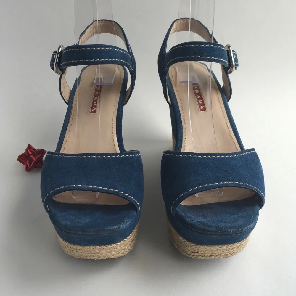 PRADA PLATFORM SANDALS - Picture 13 of 13